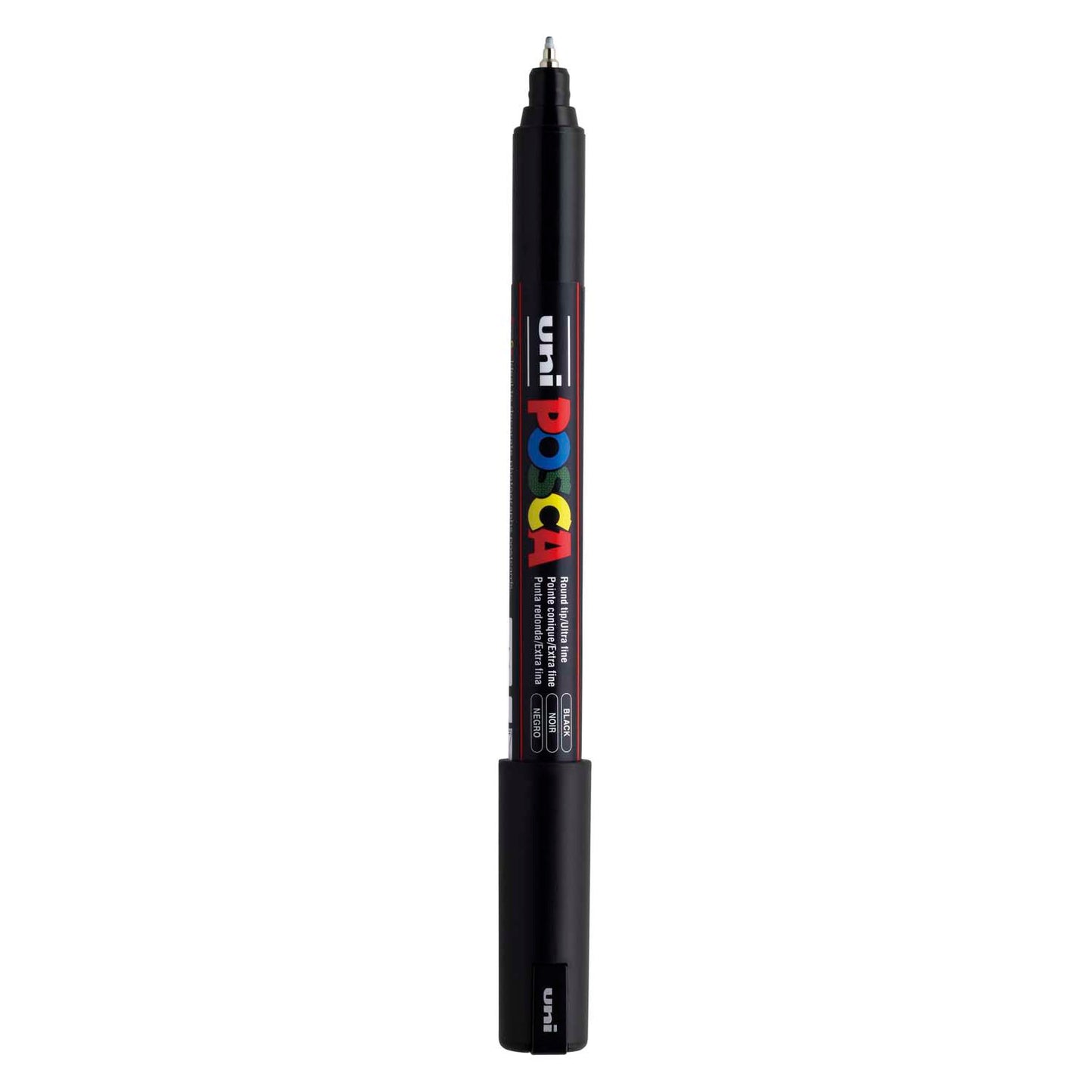 UNI-POSCA POSCA MARKER, AFM PC-1MR, spessore della linea 0,7 mm, extra-fine, nero, 1 pezzo