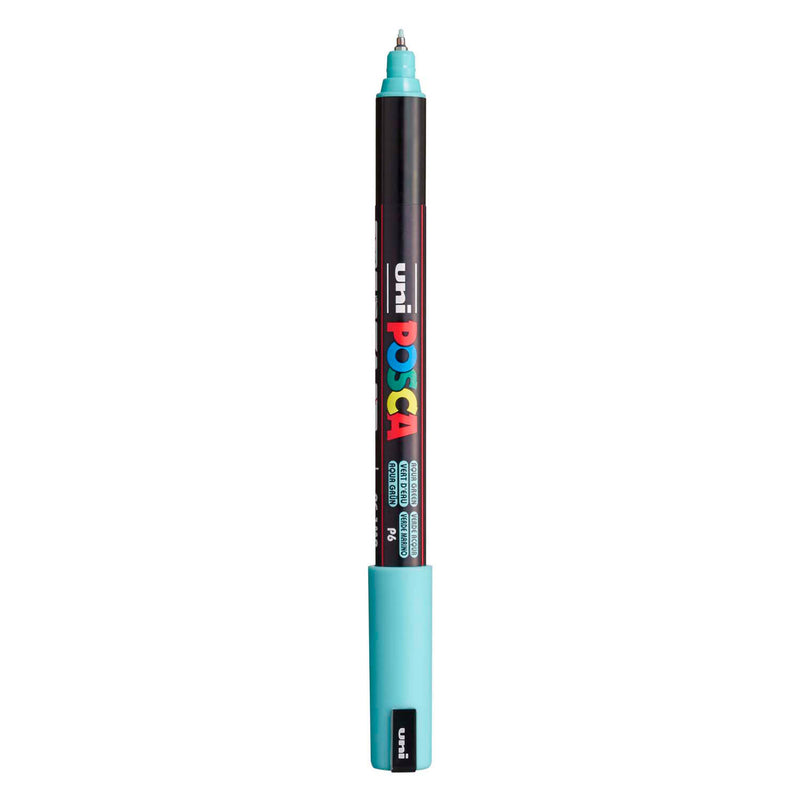 Uni posca marker pc-1mr aqua groen - extra fine 0,7mm