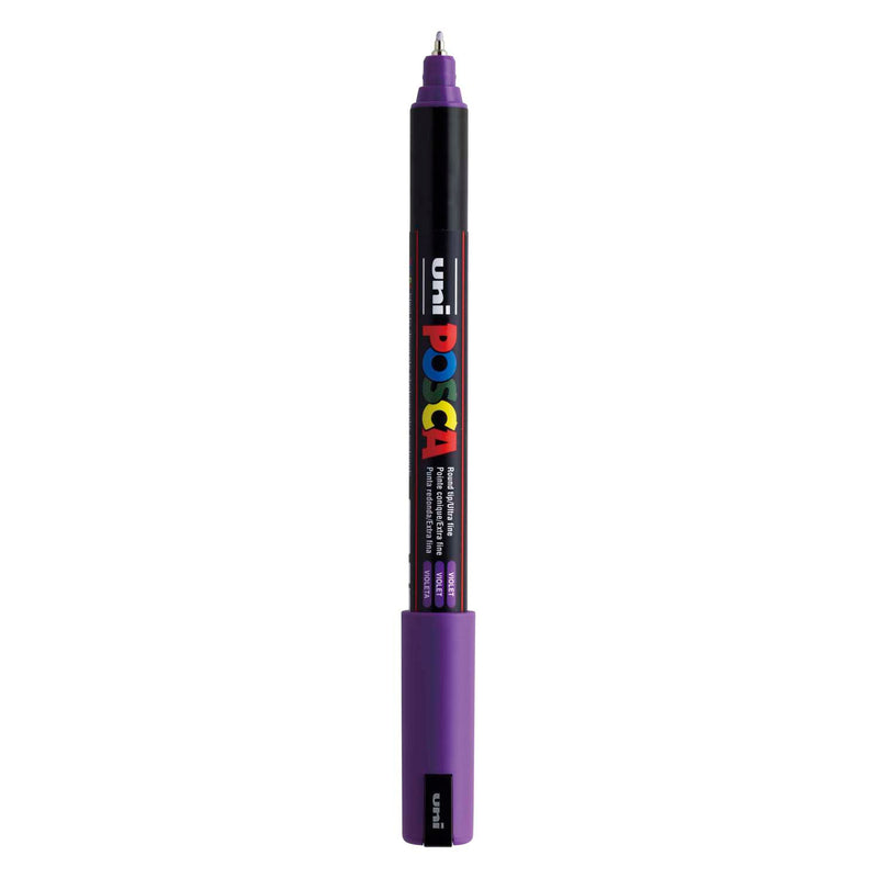 UNI-POSCA POSCA MARKER, AFM PC-1MR, spessore della linea 0,7 mm, extrafine, viola, 1 pezzo