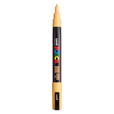 Pennarello acrilico Uni posca pc3m albicocca - punta tonda fino a 1,3 mm