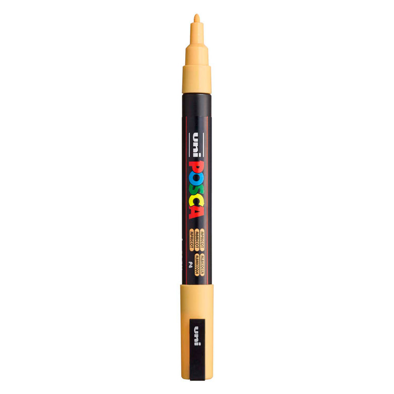Pennarello acrilico Uni posca pc3m albicocca - punta tonda fino a 1,3 mm