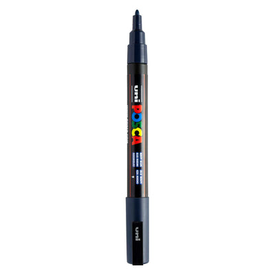 Pennarello acrilico Uni posca pc3m blu navy - punta tonda fino a 1,3 mm