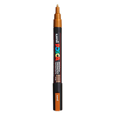 Posca uni pc3m acrylmarker brons - ronde punt tot 1,3 mm