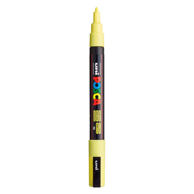 Pennarello acrilico Uni posca pc3m giallo sole - punta tonda fino a 1,3 mm