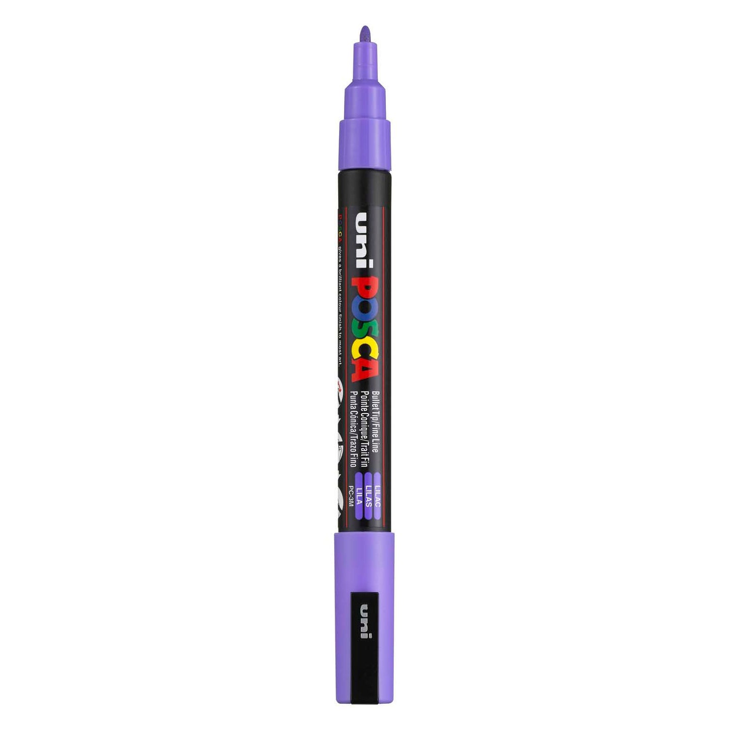 UNI-POSCA Posca Marker, AFM PC-3M, spessore della linea 0,9-1,3 mm, fine, lilla, 1 pezzo