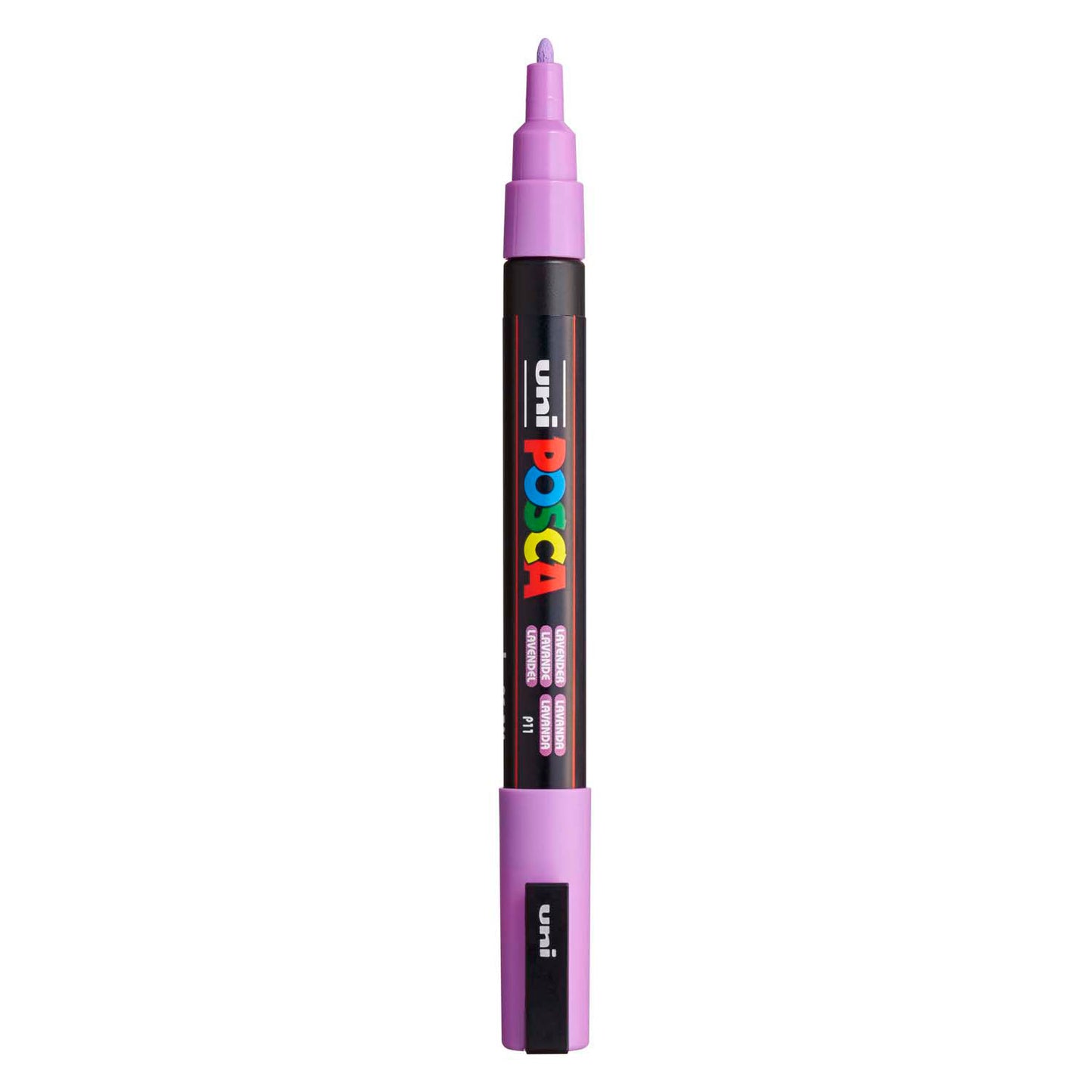 Pennarello acrilico Uni posca pc3m lavanda - punta tonda fino a 1,3 mm