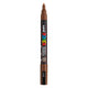 UNI-POSCA Posca Marker, AFM PC-3M, spessore della linea 0,9-1,3 mm, fine, marrone, 1 pezzo