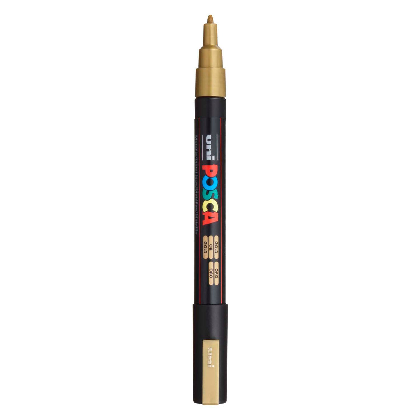 Posca uni pc3m verfmarker goud - ronde punt tot 1,3 mm