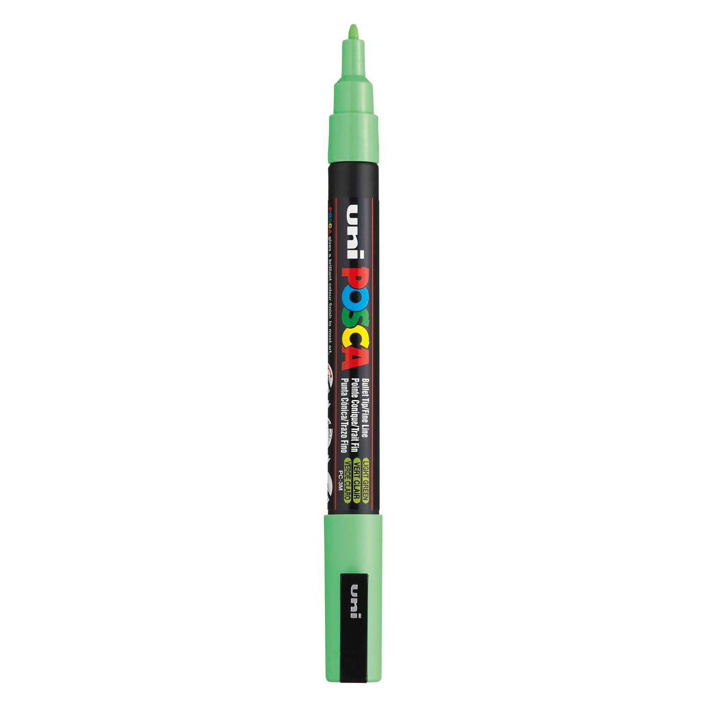 UNI-POSCA POSCA MARKER, AFM PC-3M, spessore della linea 0,9-1,3 mm, fine, verde chiaro, 1 pezzo