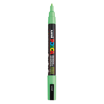 UNI-POSCA POSCA MARKER, AFM PC-3M, spessore della linea 0,9-1,3 mm, fine, verde chiaro, 1 pezzo