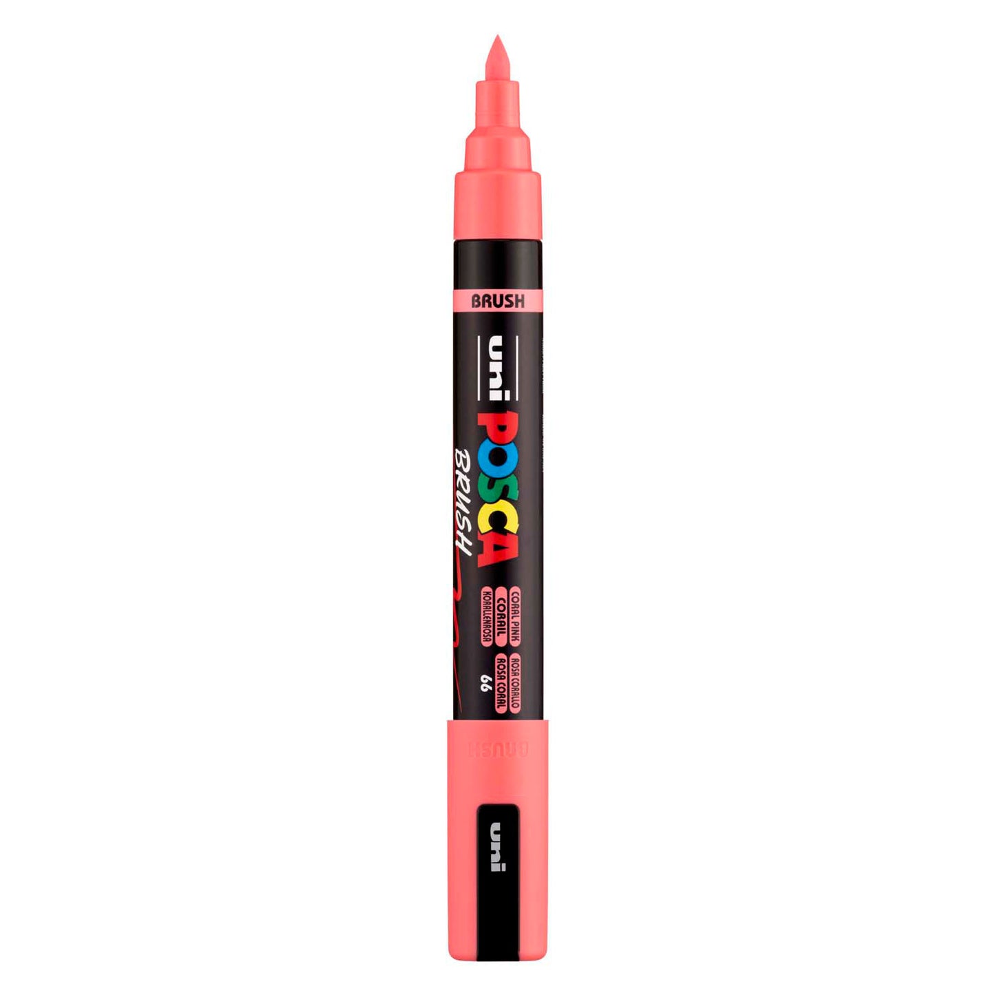 Pennarello Uni Posca pc5br rosa corallo - punta pennello 1-4 mm