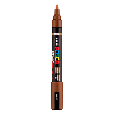 Pennarello Uni Posca PC5BR Marrone - Punta Pennello 1-4 mm