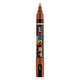 Rotulador pincel uni posca pc5br marrón - punta pincel 1-4 mm