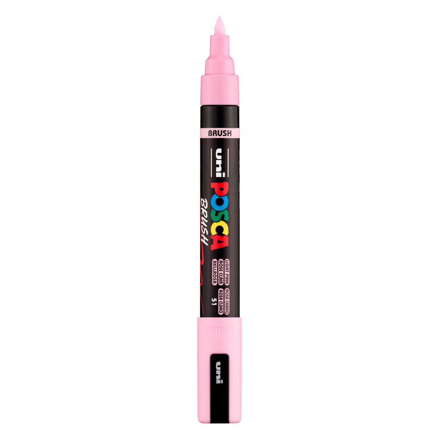 Uni posca brushmarker pc5br lichtroze - brushpunt 1-4 mm