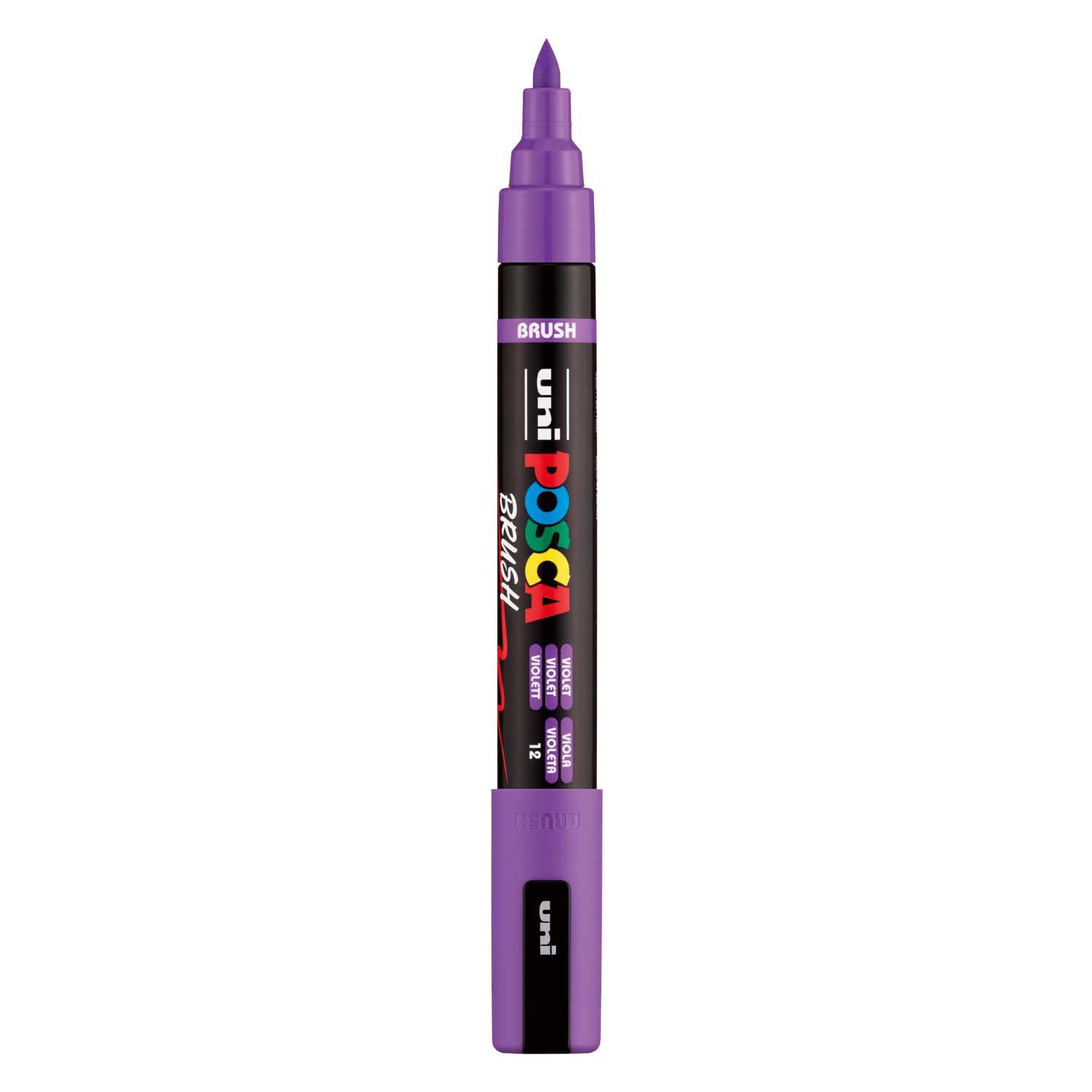 Pennarello Uni posca pc5br viola - punta pennello 1-4 mm