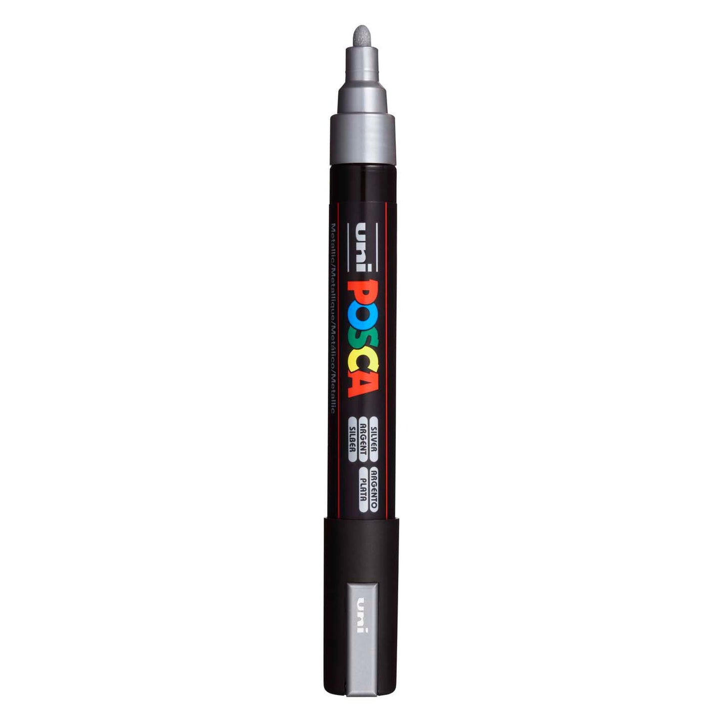 Uni posca verfmarker pc5m zilver - conische punt 2,5 mm