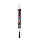 Marker Posca uni-POSCA, AFM PC-5M, spessore della linea 2,5 mm, medio, bianco, 1 pezzo