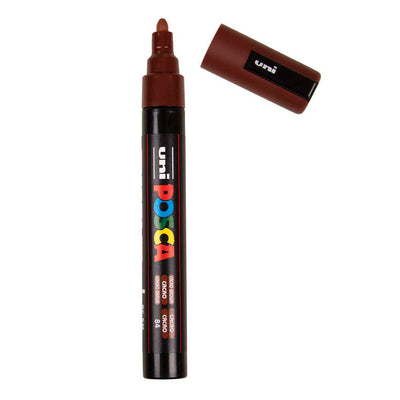 Pennarello Uni Posca pc5m marrone cacao - punta conica 2,5 mm