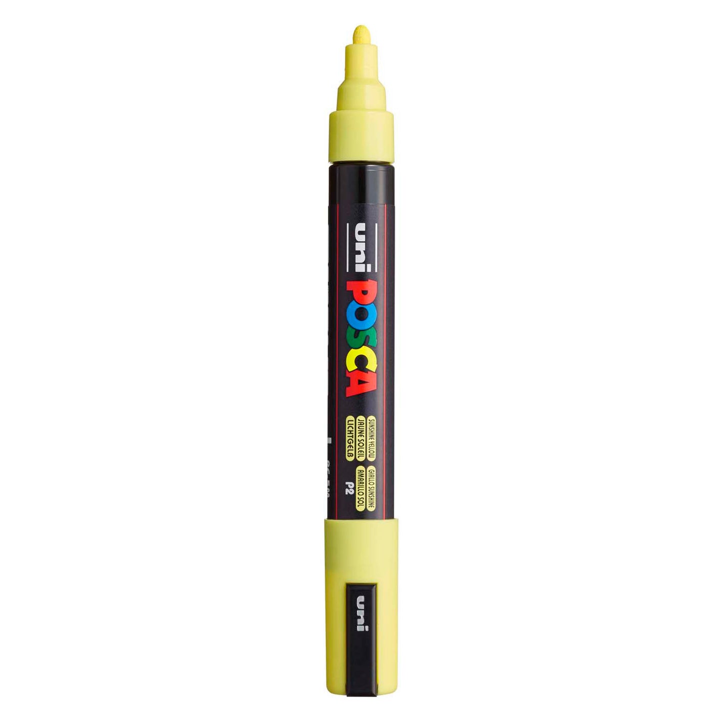 Pennarello Uni Posca pc5m giallo sole - punta conica 2,5 mm