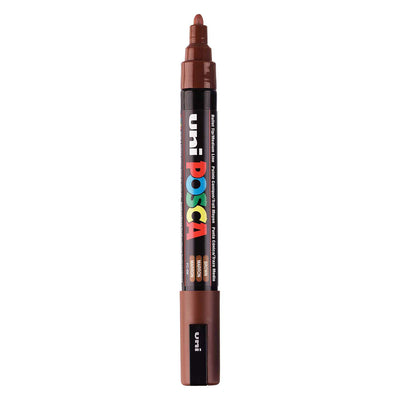 Marker POSCA uni-POSCA, AFM PC-5M, spessore della linea 2,5 mm, medio, marrone, 1 pezzo