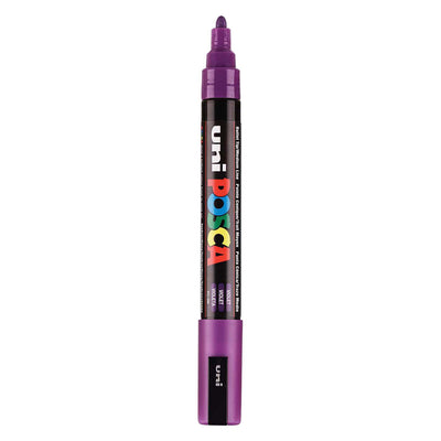 UNI-POSCA POSCA MARKER, AFM PC-5M, spessore della linea 2,5 mm, medio, viola, 1 pezzo