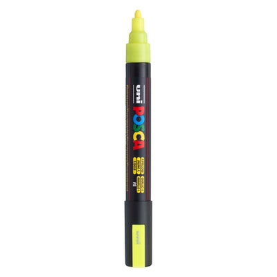 Pennarello Uni Posca pc5m giallo neon - punta conica 2,5 mm