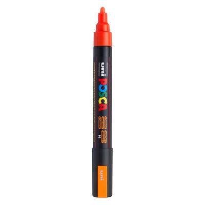Pennarello Uni Posca pc5m arancione neon - punta conica 2,5 mm