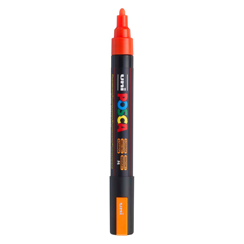 Pennarello Uni Posca pc5m arancione neon - punta conica 2,5 mm