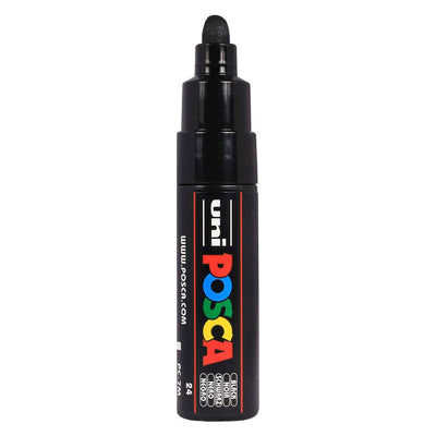 Pennarello Uni Posca 7m nero - punta conica 4,5mm