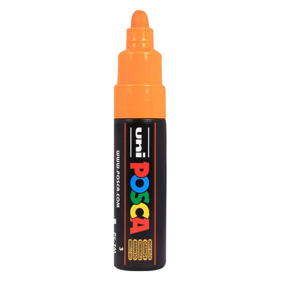 Uni posca verfmarker 7m oranje - conische punt 4,5mm