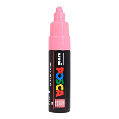 Pennarello Uni Posca 7m rosa - punta conica