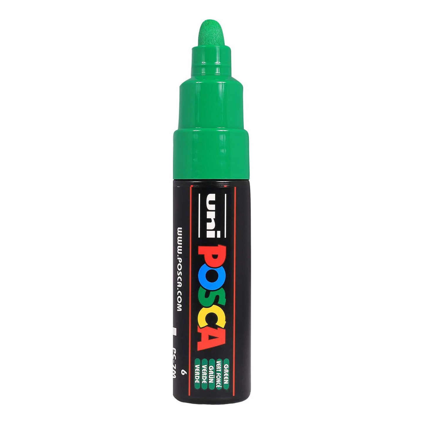 Uni mitsubishi pencil uni posca verfmarker 7m donkergroene - conische punt