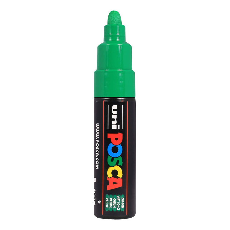 Pennarello Uni Posca 7m verde scuro - punta conica