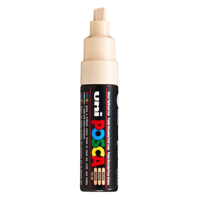 Uni-Posca Posca Marker, AFM PC-8K, line thickness 8 mm, wide, beige, 1 piece