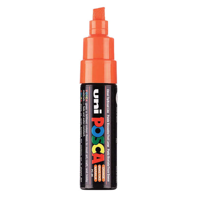 UNI-POSCA POSCA MARKER, AFM PC-8K, spessore della linea 8 mm, largo, arancione, 1 pezzo
