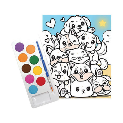 Juego de pintura por números Graine Creative Graine perros - incl. pintura acrílica y pincel