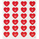 Creativ Company Stickers Heart con número, 1 hoja