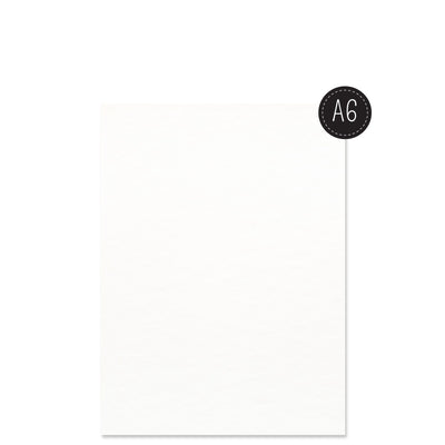 Firenze • carta per acquerello texture 300g a6 bianco 20x
