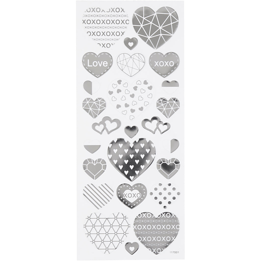 Https: www.cchobby.nl stickers-harten-vel-10x24-cm-ca-25-stuk-zilver-1-vel