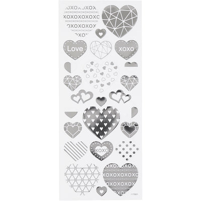 Https: www.cchobby.nl stickers-harten-vel-10x24-cm-ca-25-stuk-zilver-1-vel