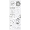 Creative Company Stickers Silver Grazie, 1 Vel