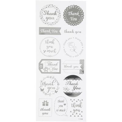 Creative Company Stickers Silver Grazie, 1 Vel