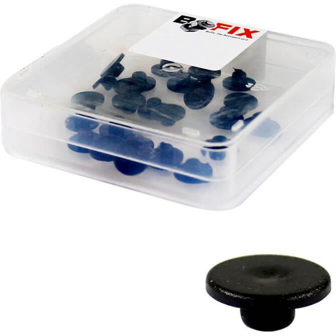 BOFIX TEAL CAP M5 SW4 Plastic Black (25st)
