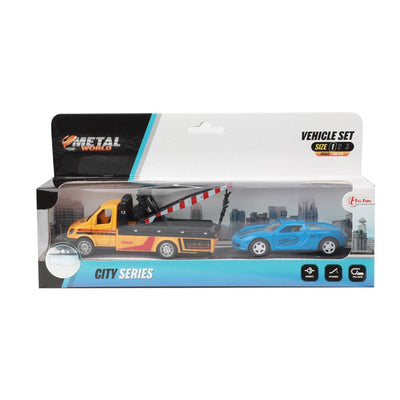 Toi-toys toi juguetes camper set conjunto grúa