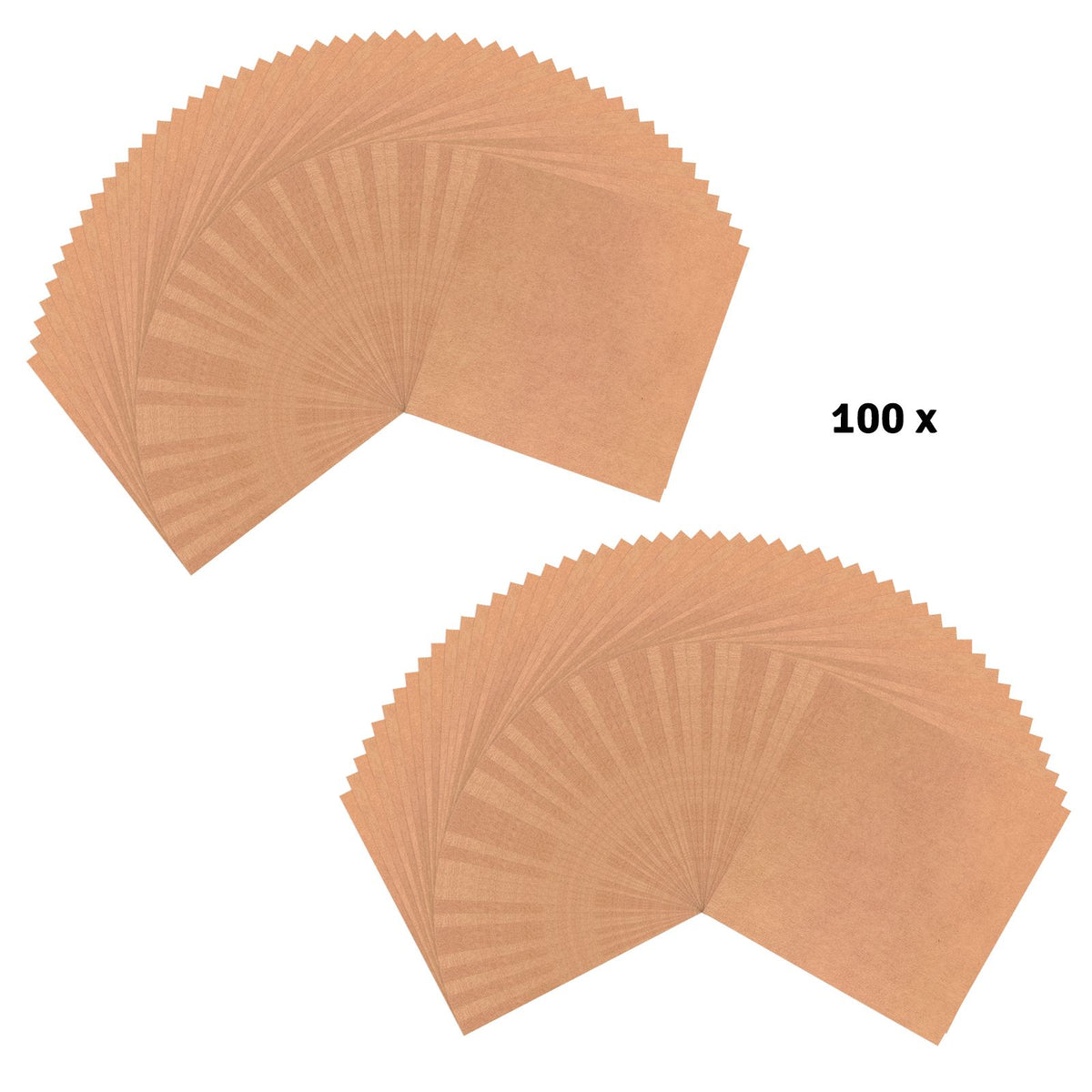 Vaessen creative • papel kraft 300g liso 30,5x30,5cm 100x