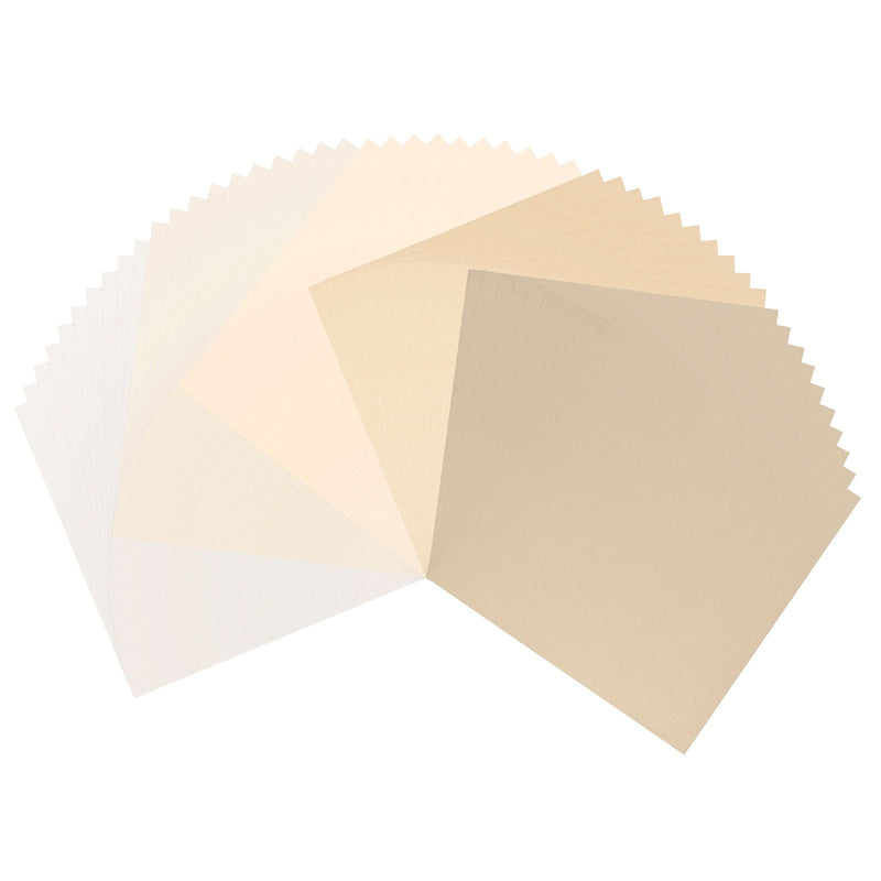 Vaessen creative • cartoncino colorato kraft liscio 200 g 30,5x30,5 cm 50x