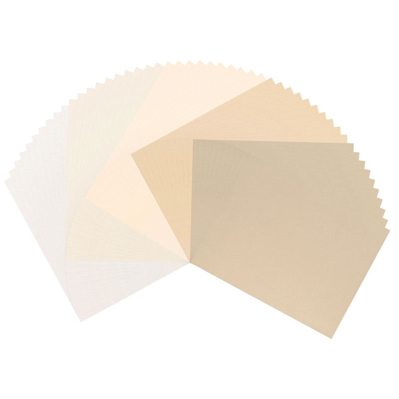 Vaessen creative • cartoncino colorato kraft liscio 200 g a4 50x