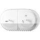 Toilet paper dispenser Tork T9 Smartone Mini Twin Elevation Closure White