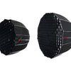 Ojos de halcón octabox parabólico 90 cm uob-90hc con panal