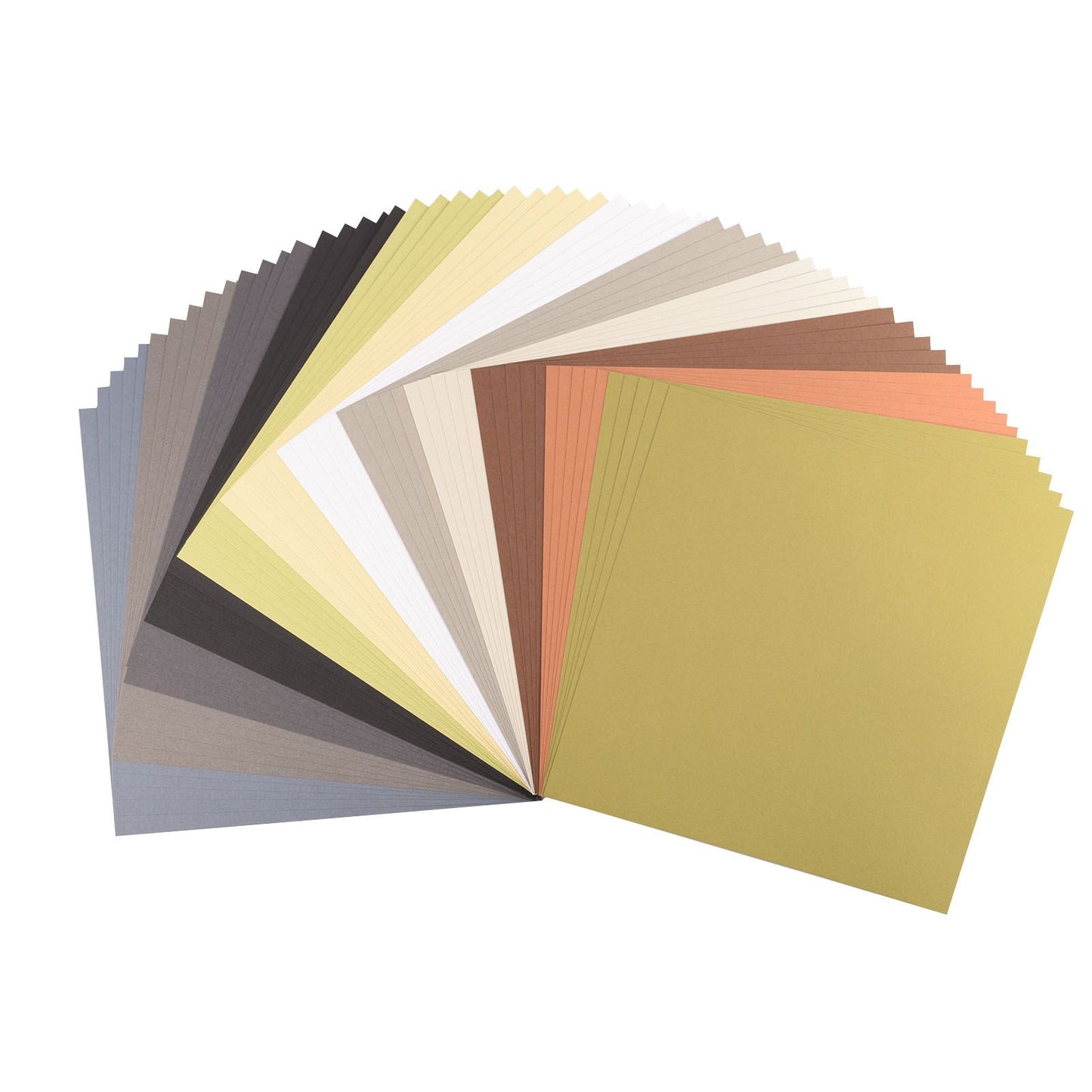 Florencia • papel cartulina 216g liso 30,5x30,5cm tonos tierra 60x